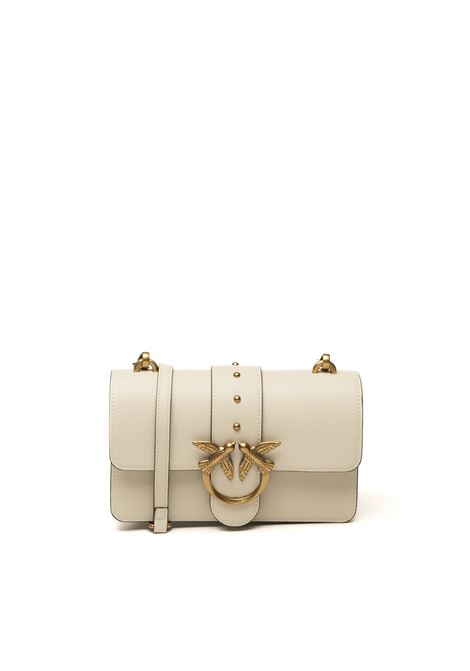 borsa a spalla love one mini bianco/oro PINKO | 105856-AOF1LOVE ONE MINI-Z14Q